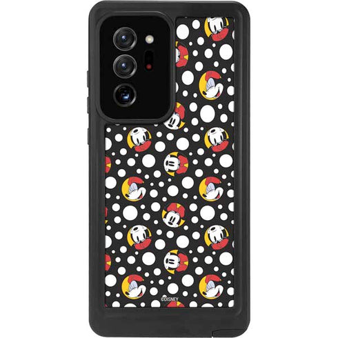 Disney Minnie Mouse Bubbles Face Pattern Galaxy Note20 Ultra 5G Waterproof Case